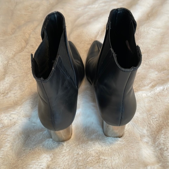 Zara Booties with Mirrored Heels - Size 36 (6) - Picture 7 of 9